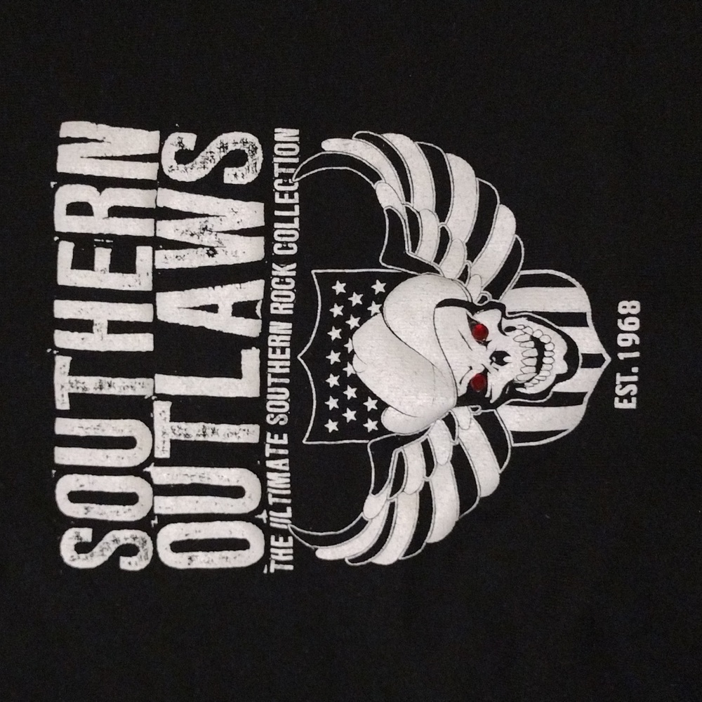 Women's cut American Apparel Southern Outlaws T-shirt Med